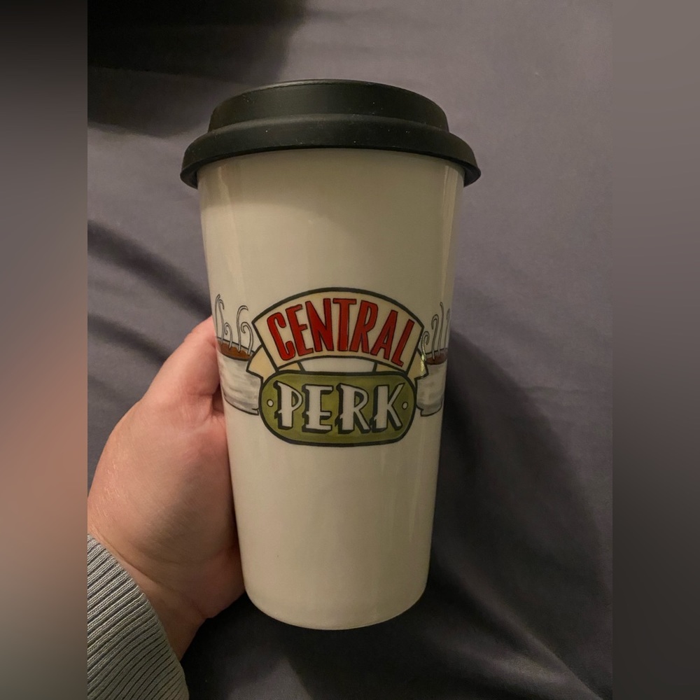 Pottery Barn Friends Central Perk Ceramic Tumbler 16 oz.